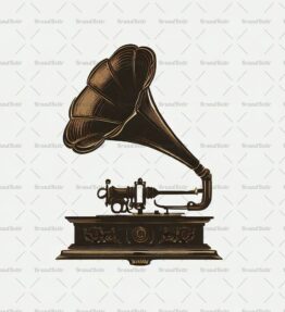 Antiker Grammophon